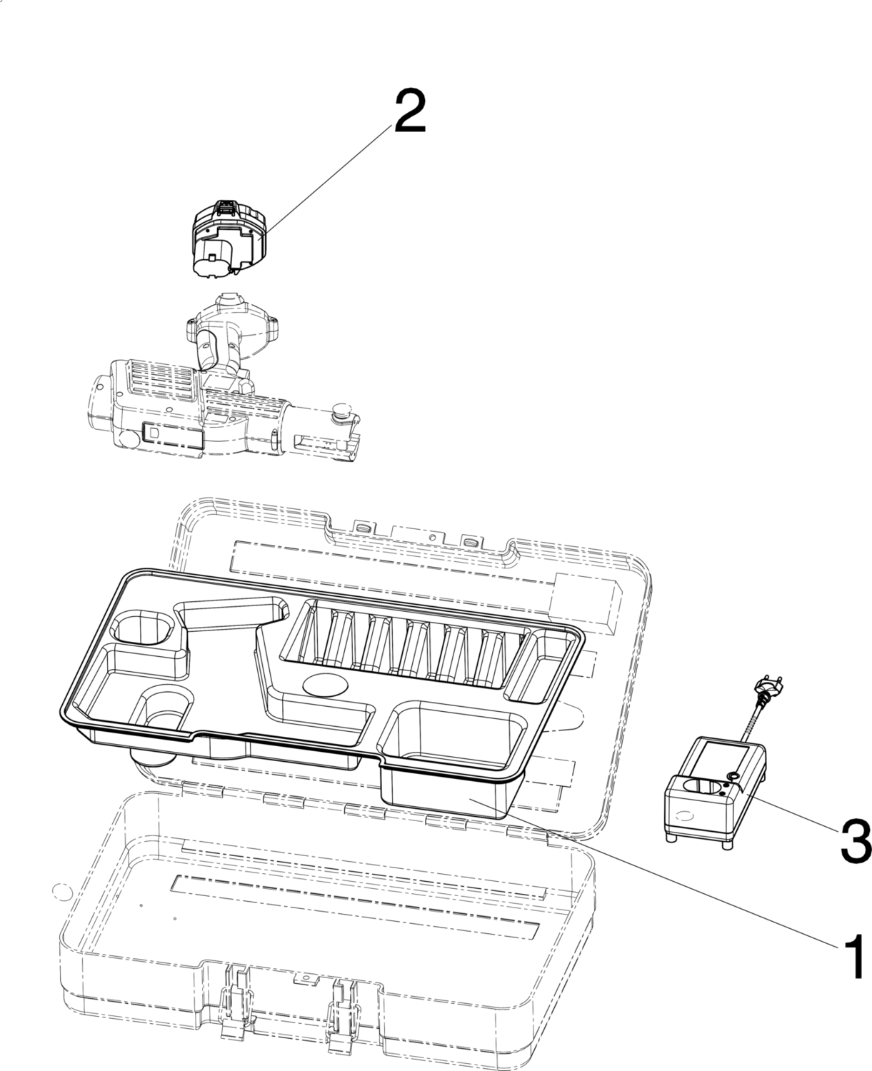 462 154 1) Модель 2485 Трубопроводные системы  Системные пресс-инструменты  Системные пресс-инструменты  Аккумуляторная батарея Santreyd  - Вид №2