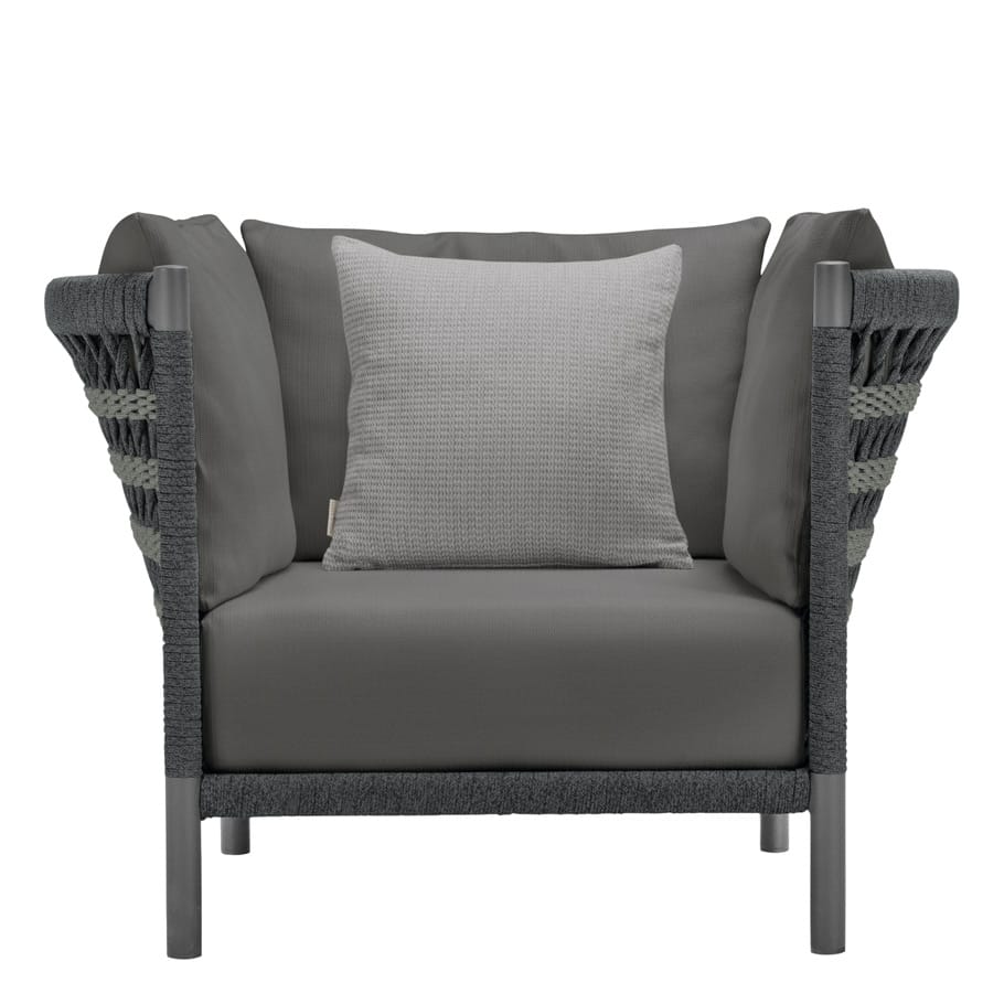 Кресло из морской веревки с подлокотниками JANUS et Cie Anatra ARCH-00073736 - Вид №17