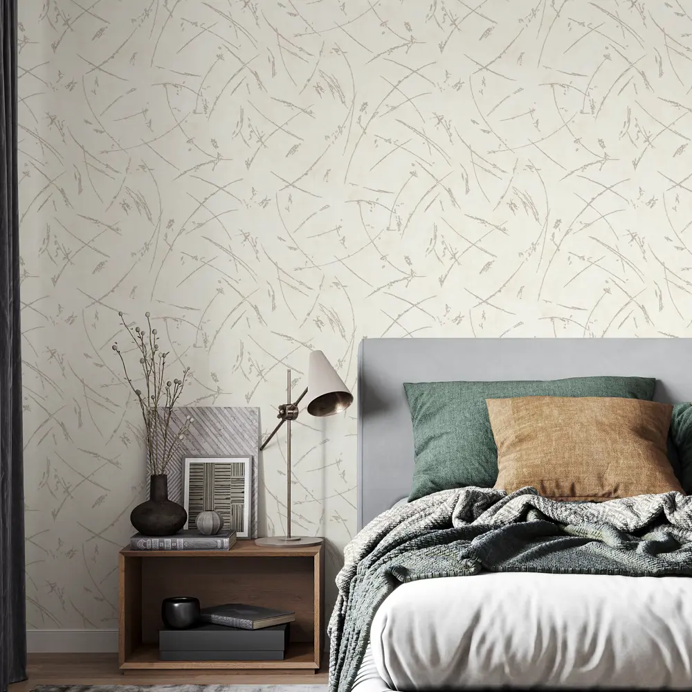 INSPIRE Decobeton: флизелиновые обои светло-бежевые с абстрактным узором 89344377 STLM-1511929 - Вид №2