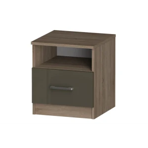 91545940 Тумба Furnistyle Лайф 10866 40x45x40 см ЛДСП цвет дуб сонома/латте STLM-1433389