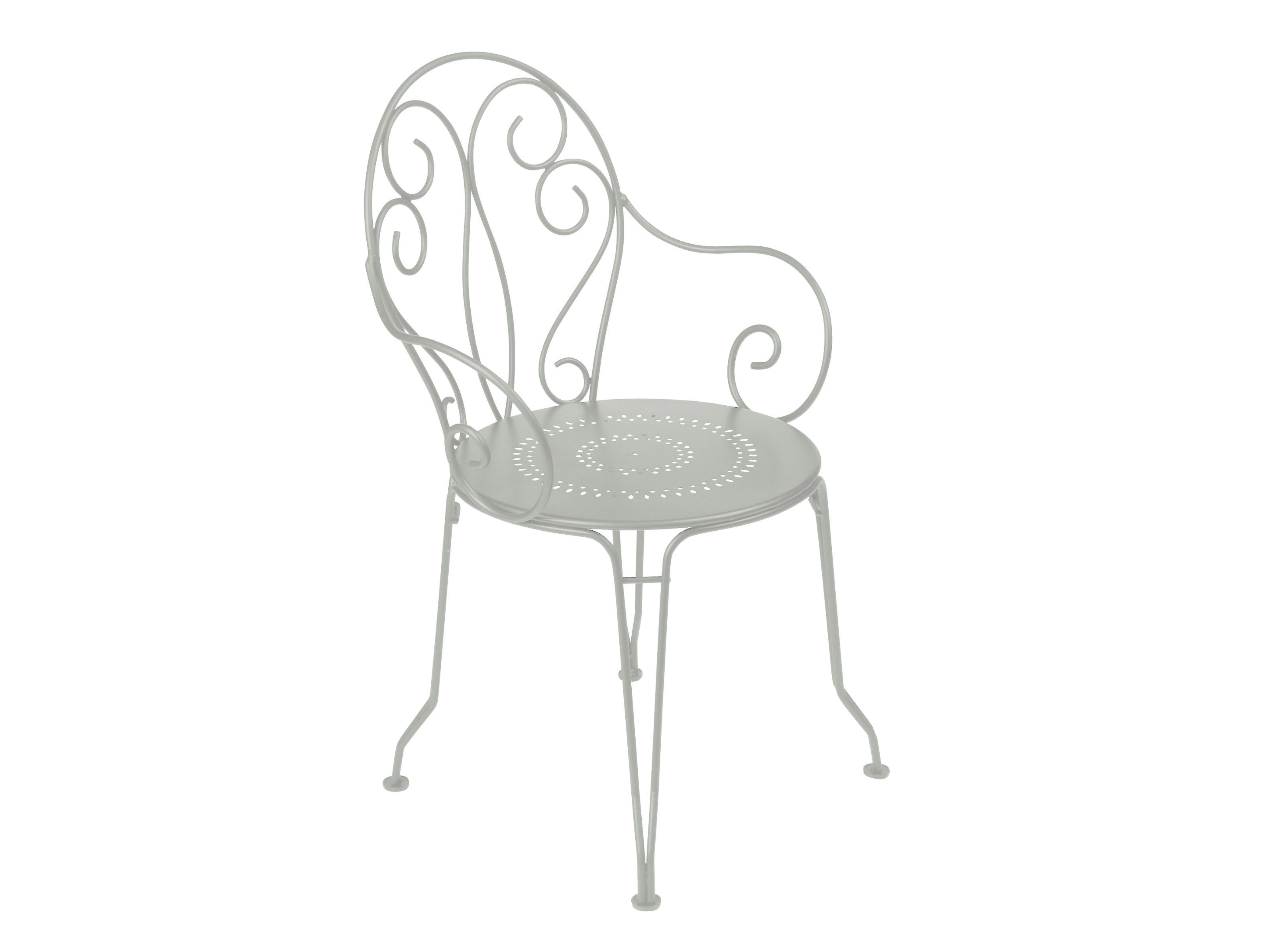 Стальной штабелируемый садовый стул с подлокотниками Fermob ARCH-00151281 - Вид №8