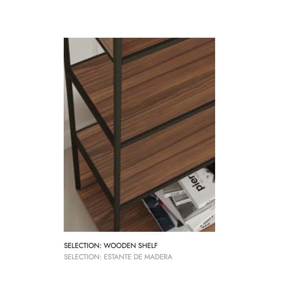 Деревянный отдельно стоящий книжный шкаф Punt Literatura ARCH-00102495 - Вид №6