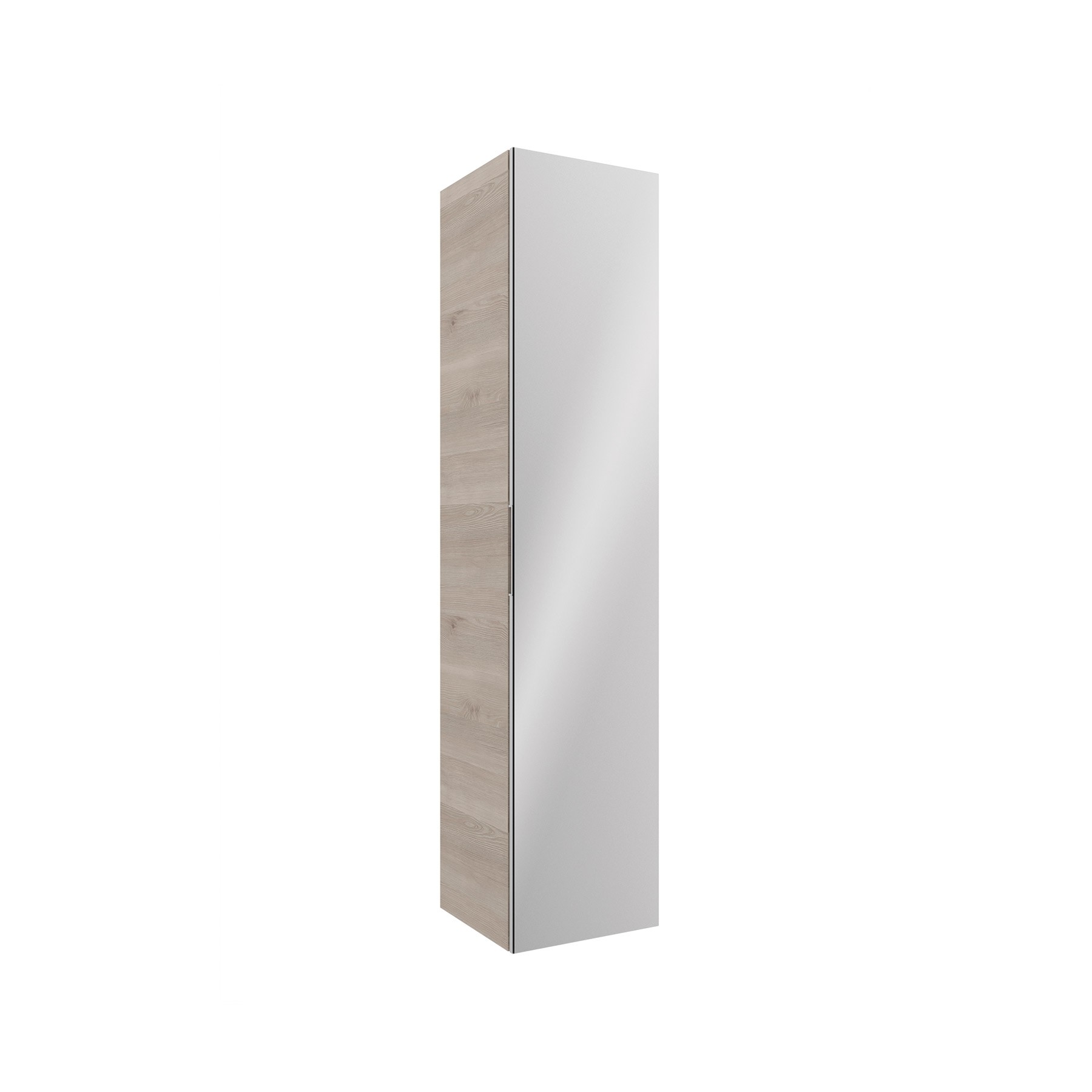26864 SALGAR Колонна АЛЬЯНС 1600 двусторонняя 1 зеркальная дверца NATURAL 350 x 1600 x 349 мм Естественный 