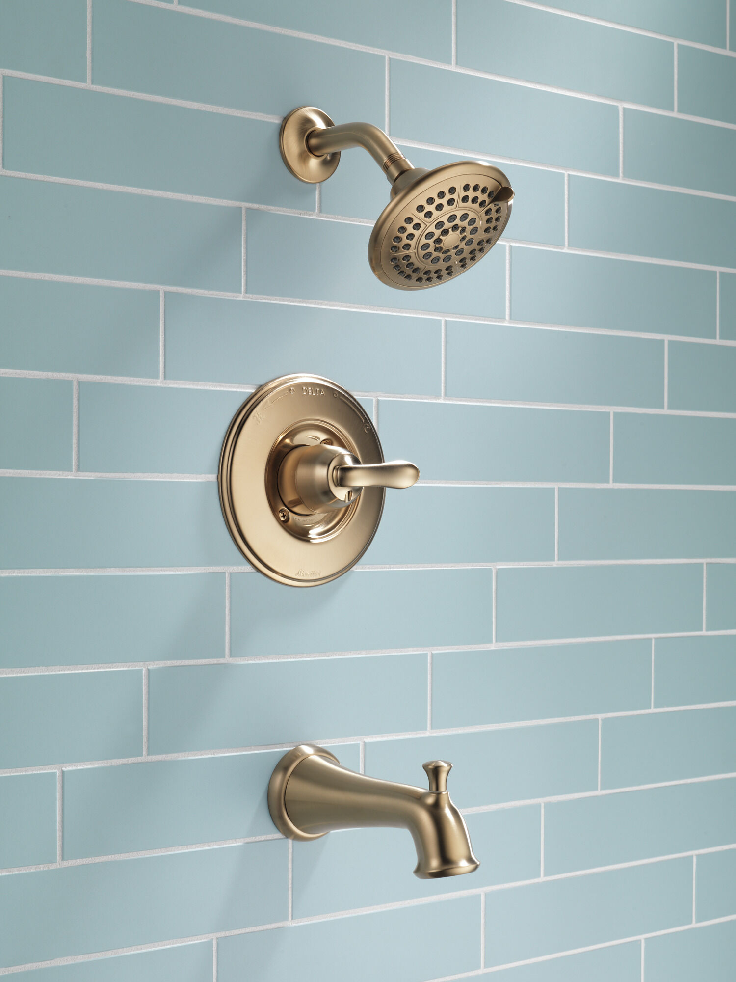 T14494-CZ Для ванны и душа Monitor® серии 14 Delta Faucet Linden Шампанское бронза  - Вид №8