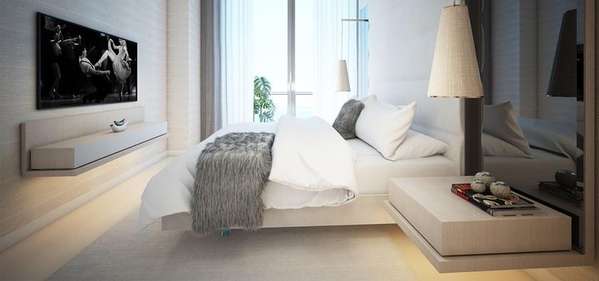 MORADA Подвесная тумба под телевизор из дуба с откидными дверцами Heaven Heaven hcab - Вид №4