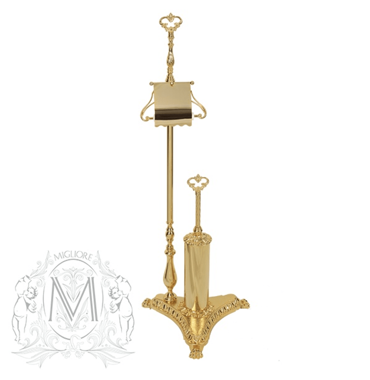 Стойка 2-х функциональная MIGLIORE Elizabetta ML.ELB-60.142.BR - бронза  - Вид №1