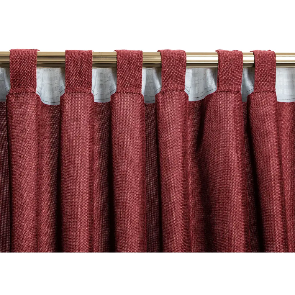 KREAFORTA Looks - штора на ленте терракот 200x260 см с эффектом затемнения 89405464 STLM-1571807 - Вид №5