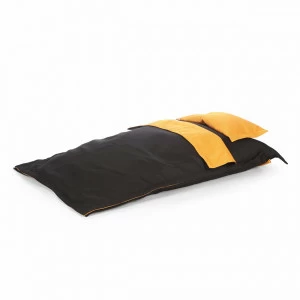 Пуф Pigalle Junior коричневый с желтым LAZY LIFE PARIS ДИЗАЙНЕРСКИЕ 051187 Желтый;коричневый