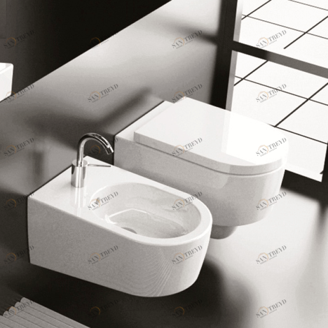 SMBSR Биде подвесное SMILE Ceramica Cielo