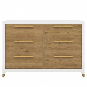 Комод с 6 ящиками бежевый N2 Arnika FURNITERA ДИЗАЙНЕРСКИЕ 120332 Бежевый;белый