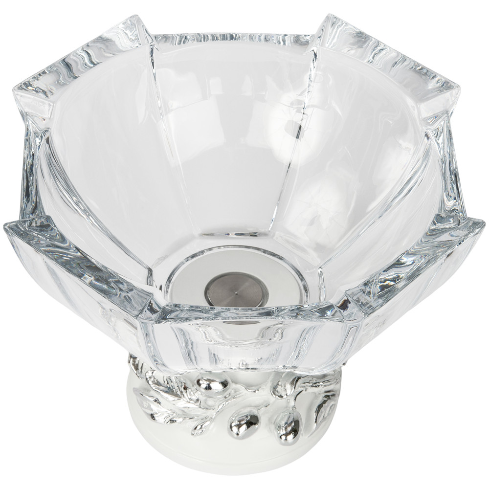 52106,52107 Фруктовница и ваза Oliva Branch Silver BOGACHO 4627196591394, 4627196591424 - Вид №3