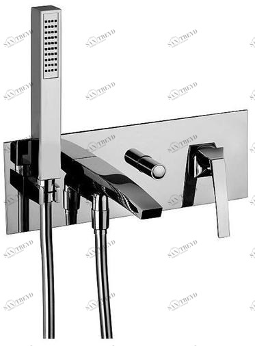 Rubinetterie Frattini Смеситель для ванны однорычажный с душем встраиваемый Luce sun-id-1503585