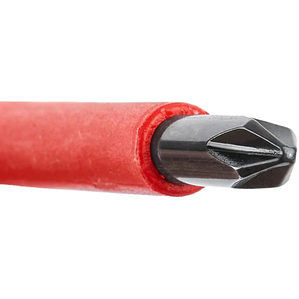 Отвертка крестовая диэлектрическая Elitech PH1x80 мм с магнитным наконечником 89407150 STLM-1576789 - Вид №4