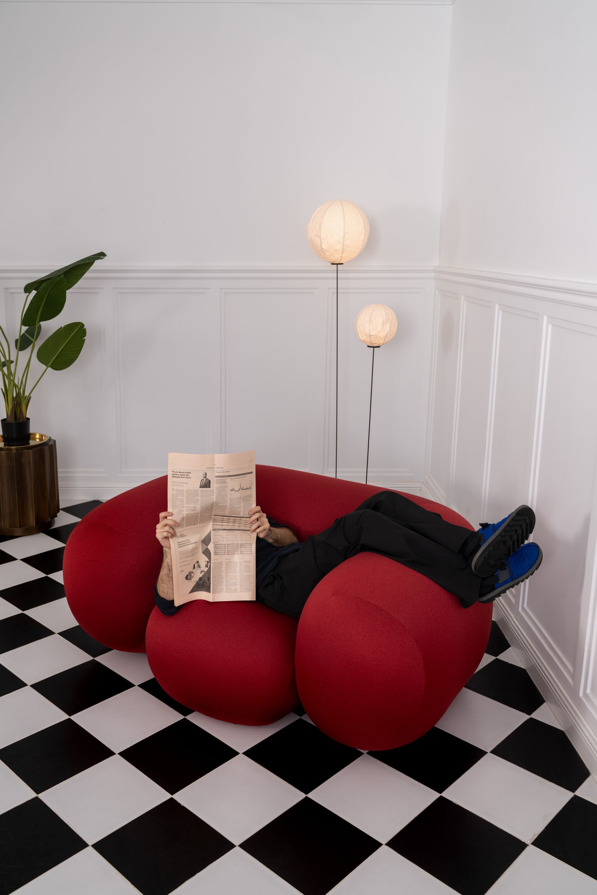 Тканевое кресло Established&Sons MOLLO ARCH-00109244 - Вид №4