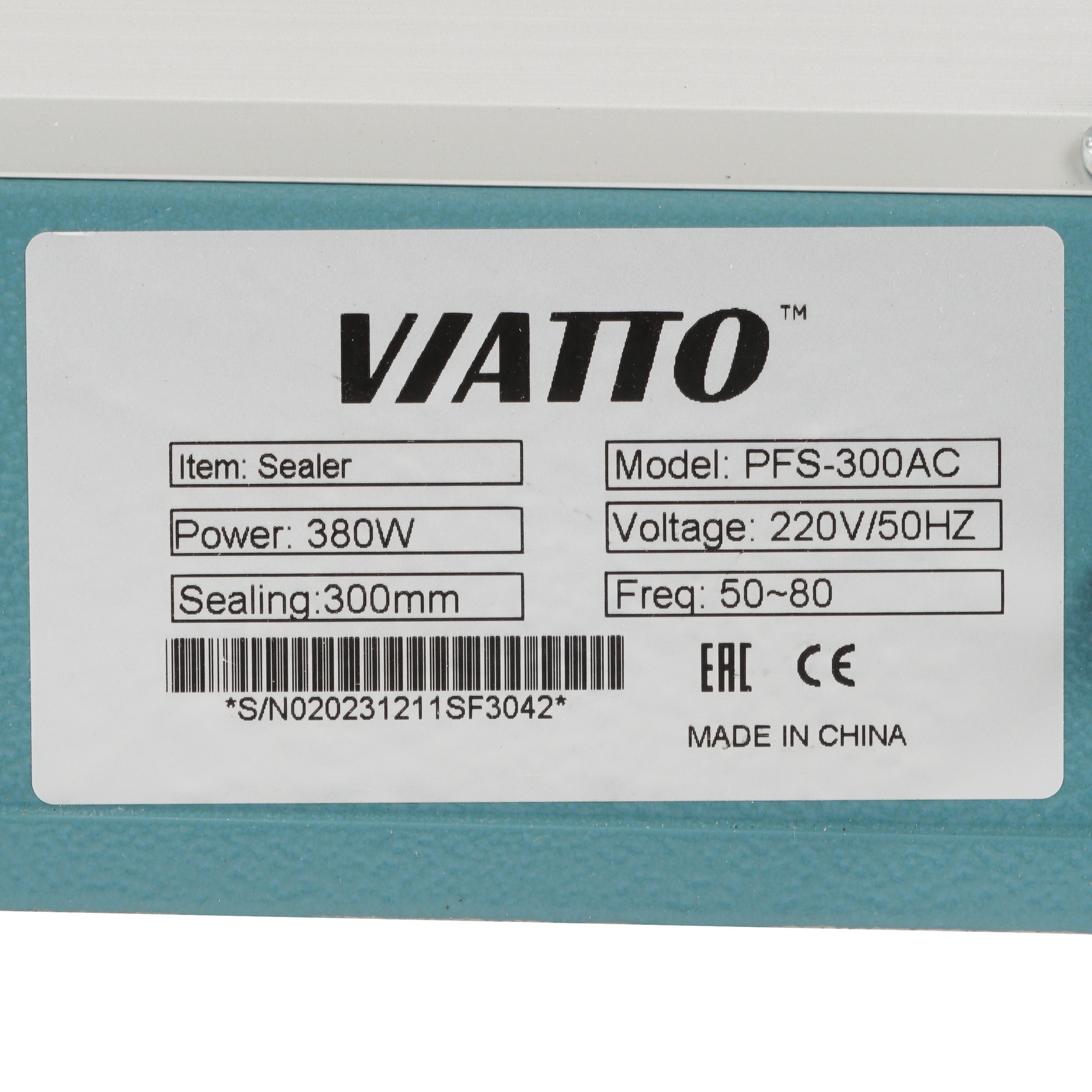 9126342 Вакуумный упаковщик Viatto PFS-300AC STDN-0083928 - Вид №5