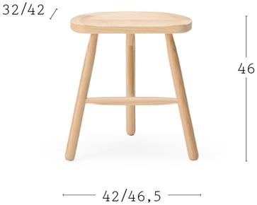 Billiani Табурет из ясеня Puccio 710 - Вид №3