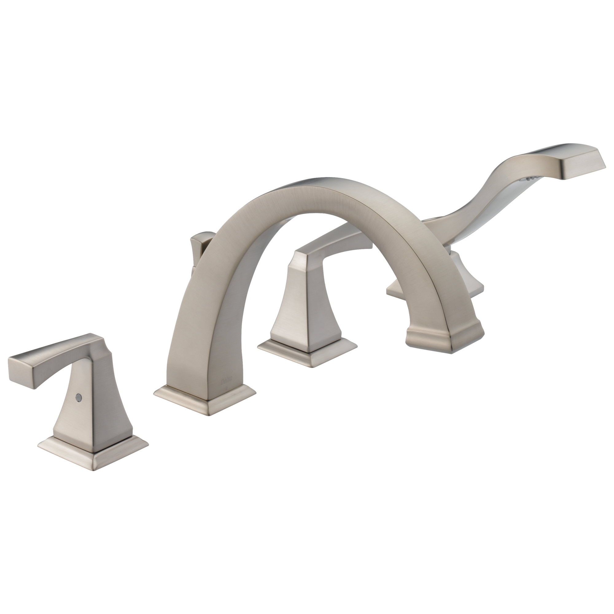 T4751-SP Римская ванна с ручным душем Delta Faucet Dryden Пятно из нержавеющей стали 