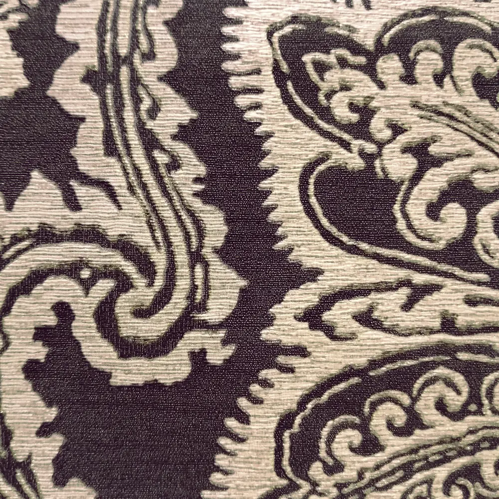 Обои флизелиновые Московская обойная фабрика Этро Шенил черные 4057-8 1.06 м STLM-2052665 - Вид №1