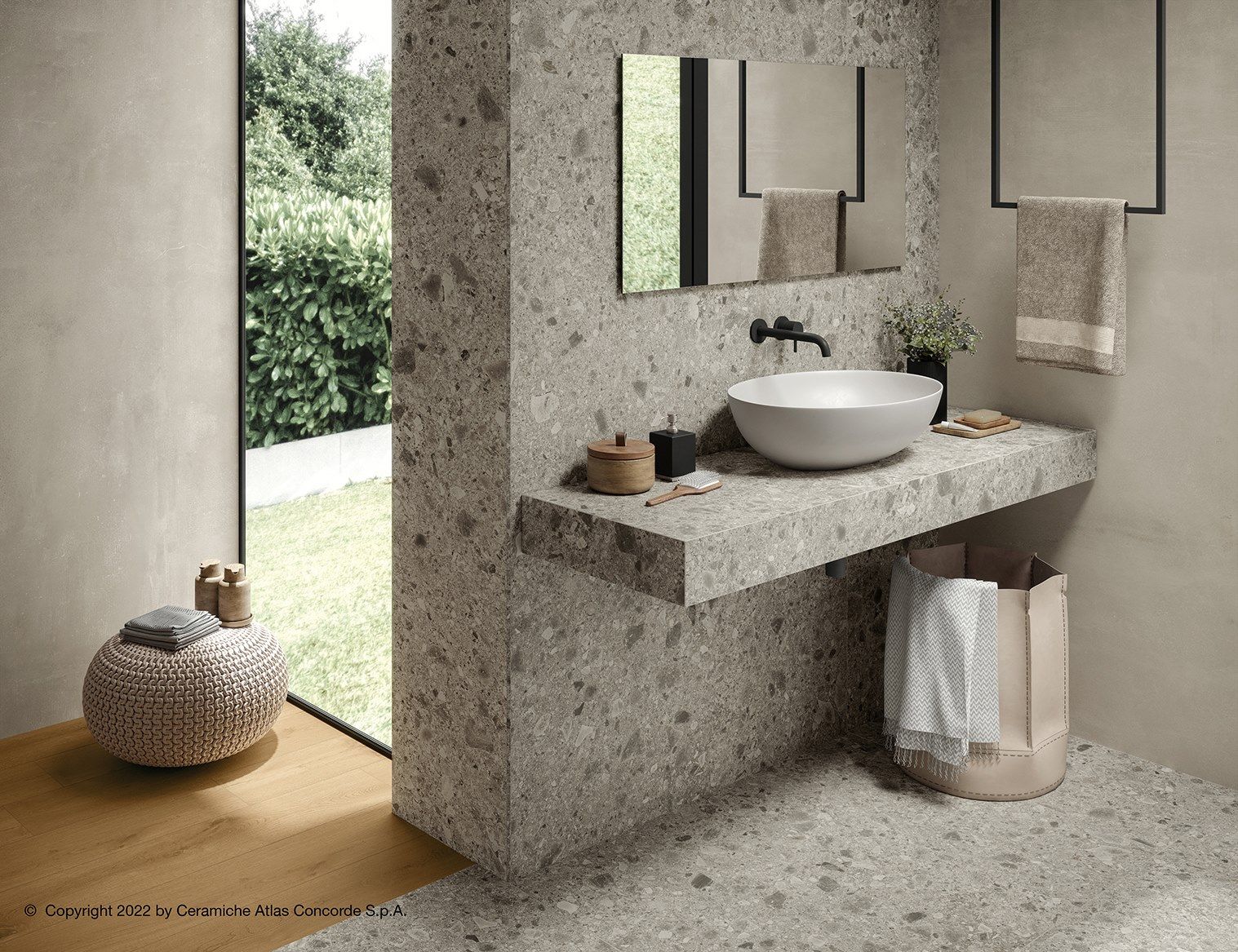 Столешница из керамогранита для одиночного бассейна Atlas Concorde Habitat Contract ARCH-00150491 - Вид №1