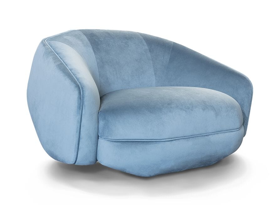 Бархатное кресло с подлокотниками Essential Home Elo ARCH-00059261