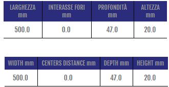 Cosma Ручка для модульной мостовой мебели  510  - Вид №1