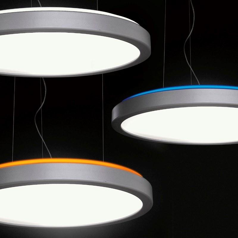 Martinelli Luce Подвесной светильник из алюминия и метакрилата Luna 2035 - Вид №4