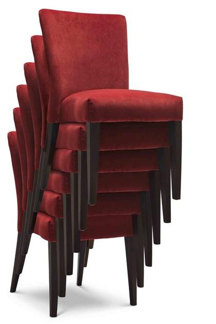 Origins 1971 Стул штабелируемый тканевый с обивкой Noblesse sun-id-1352005 - Вид №3