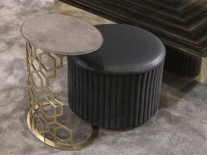 Longhi Пуф из мягкой кожи Loveluxe 2016 – vanity collection X 419