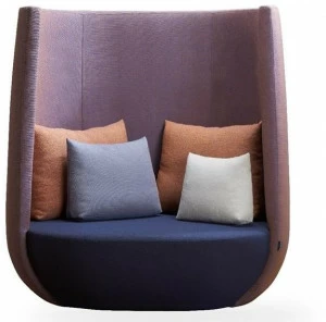 ROSSIN Диван из ткани с высокой спинкой Nido