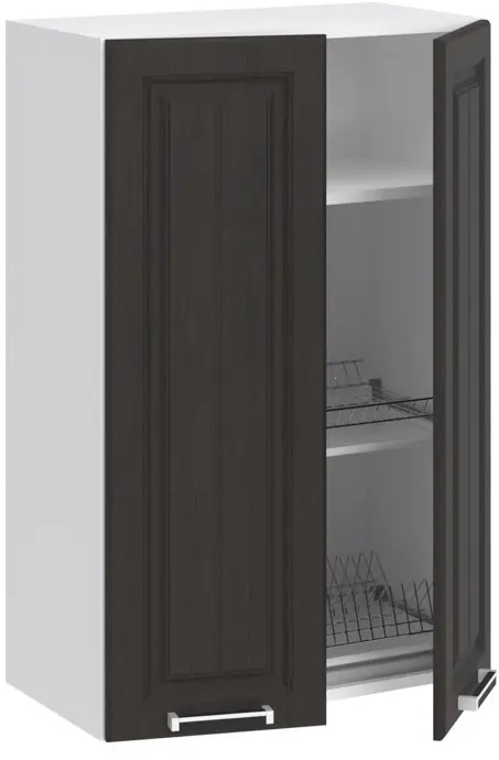 91708732 Кухонный шкаф навесной Сурская мебель 1015886200613 Прага 60x92x31.80 цвет венге STLM-0870807