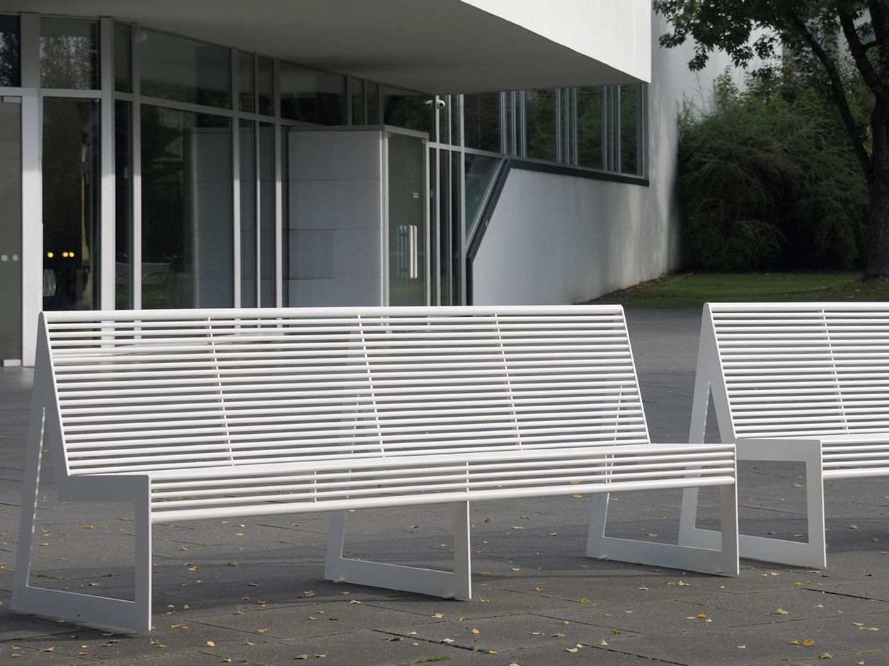 Скамья из нержавеющей стали со спинкой BENKERT BANKE Siardo ARCH-00036234 - Вид №1