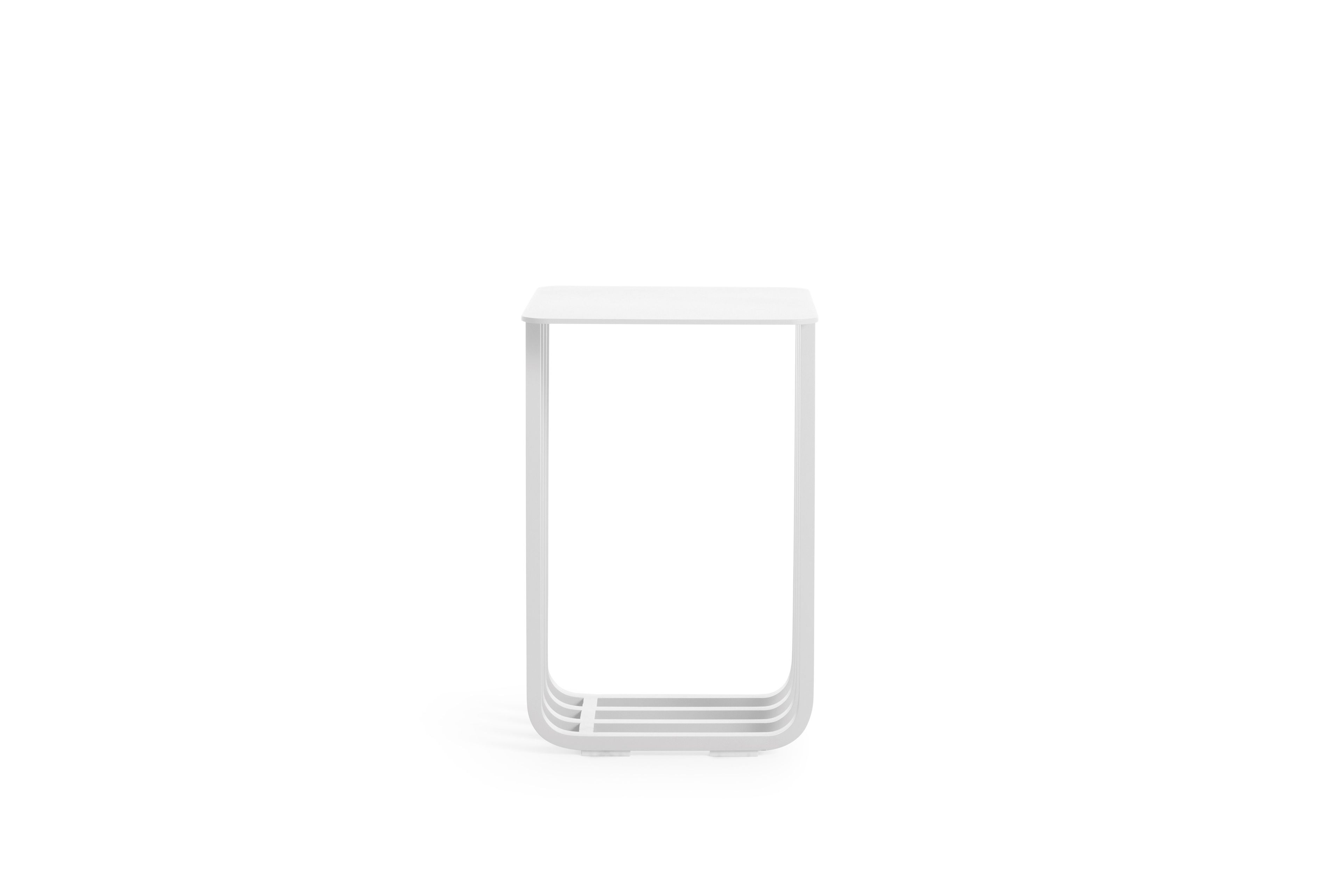 Высокий квадратный журнальный столик из алюминия с термокрытием Diabla гриль ARCH-00139223 - Вид №15