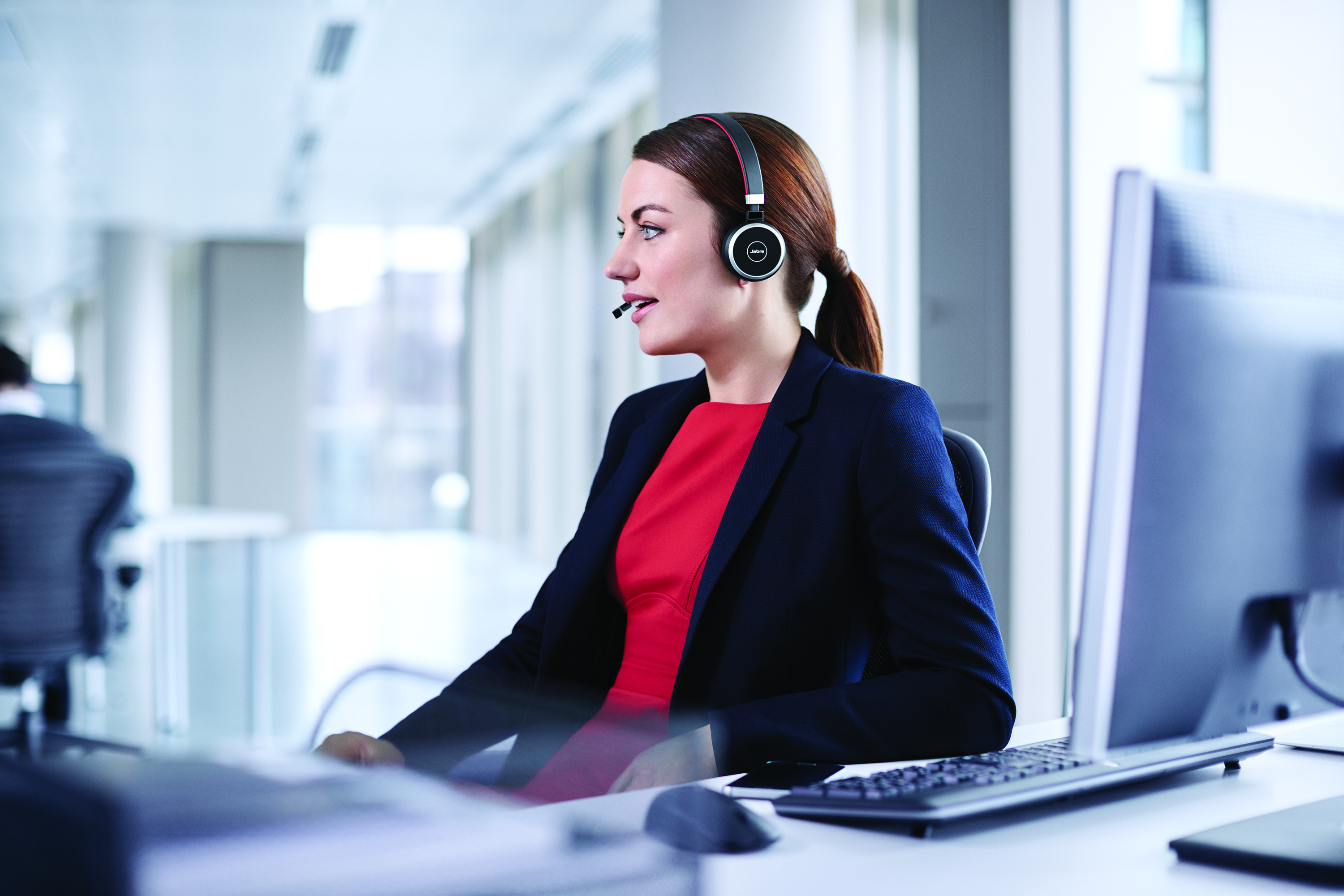 7599-832-199 evolve 75 stereo ms, charging stand & link 370 Jabra Santreyd  - Вид №13