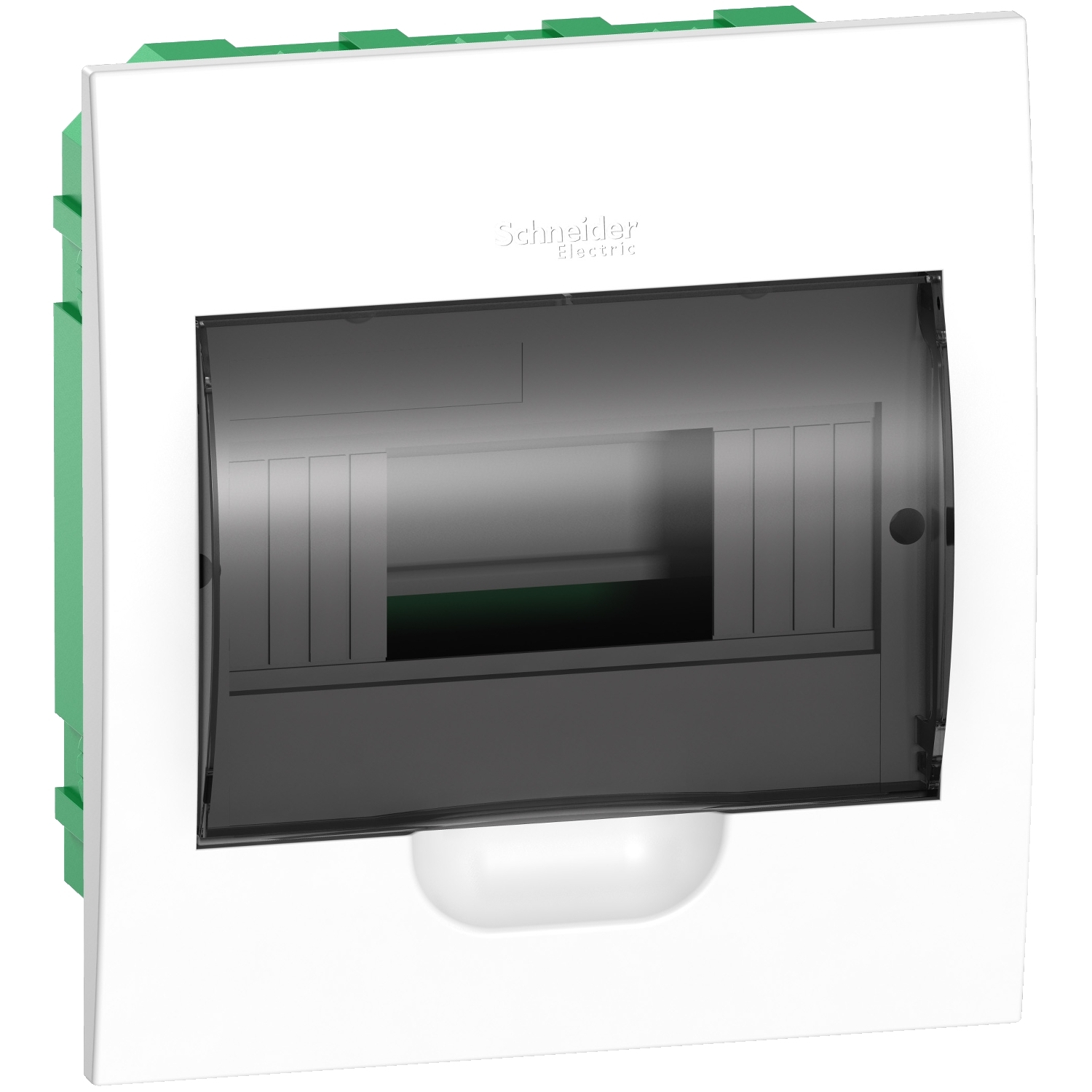 EZ9E108S2FRU Распределительный шкаф 8 мод., IP40, встраиваемый, пластик, прозрачная дверь Schneider Electric Easy9 
