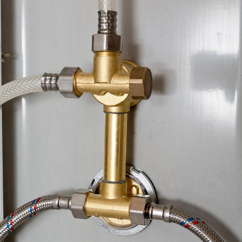 D08S LED Душевая кабина DETO Серия D BМ1510 стандартная BLACK - Вид №27