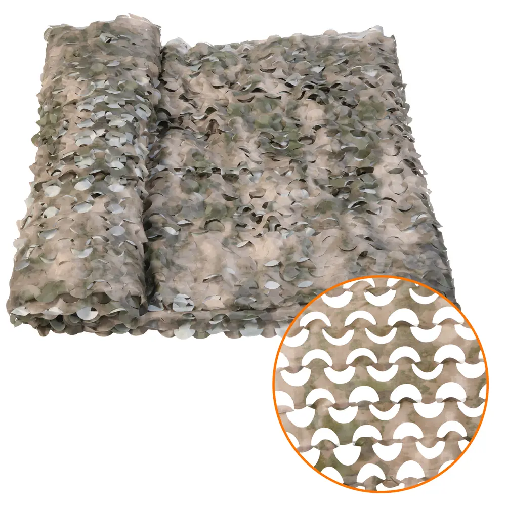 Сетка маскировочная Камуфляж мох 2x6 м бежевый/зеленый НИТЕКС STLM-2012801 - Вид №2