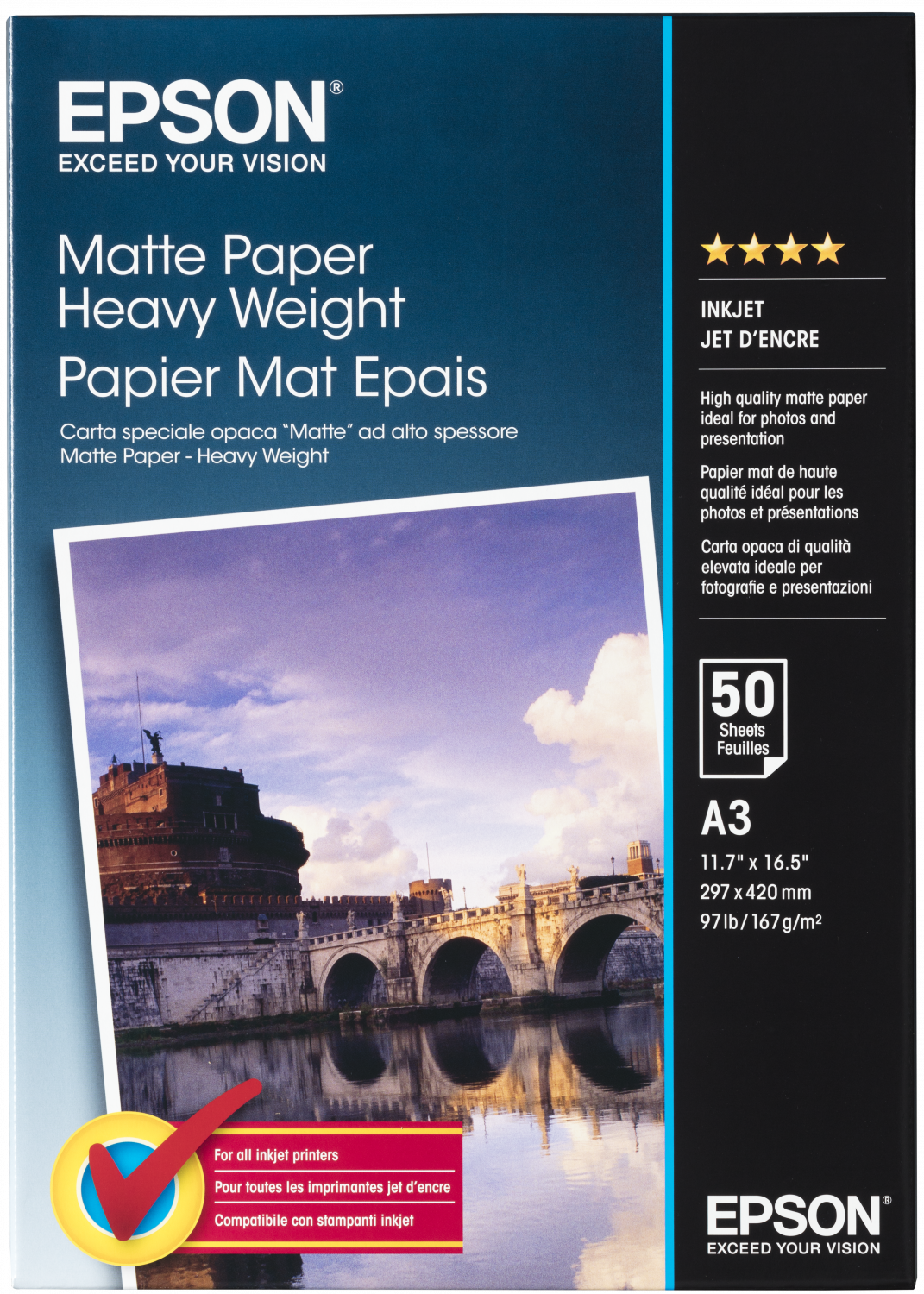 C13S041261 matte paper-heavyweight a3 Epson Santreyd 
