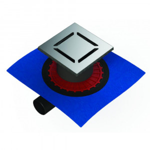 090362 Трап водосток ZENTRUM Norma 100х100  Berges ZENTRUM Norma