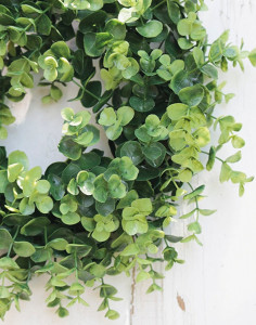 5174 883 a2 Искусственный венок из листьев очитка, Ø 30 см, зеленый H-andreas