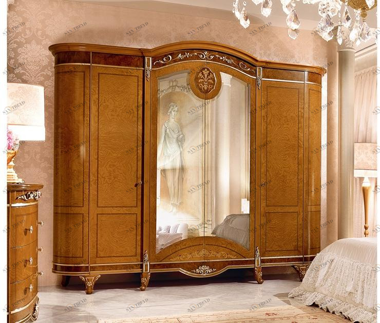 Barnini Oseo Гардероб из фанерованной древесины с зеркалом Diamante Dt 1