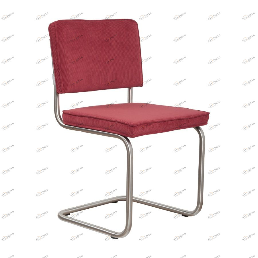 Стул Ridge Brushed Rib красный Zuiver 1100079