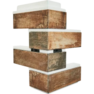 Термопанель наружный угол Мосстрой-31 Brick House палевый 26x25x41x5 см