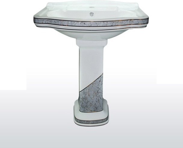 KL065.000I0 KLASIK Декор DIAG./GRI Раковина 65 Creavit Klasik 