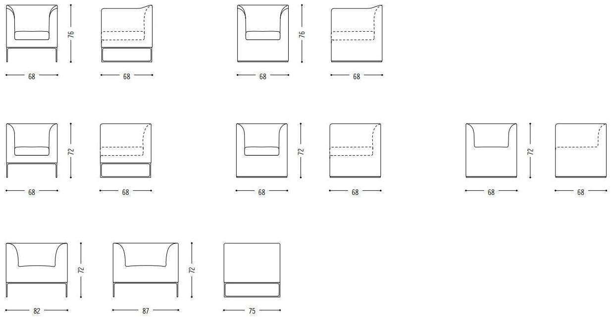 COR Мягкое кожаное кресло Mell sun-id-1454923 - Вид №3