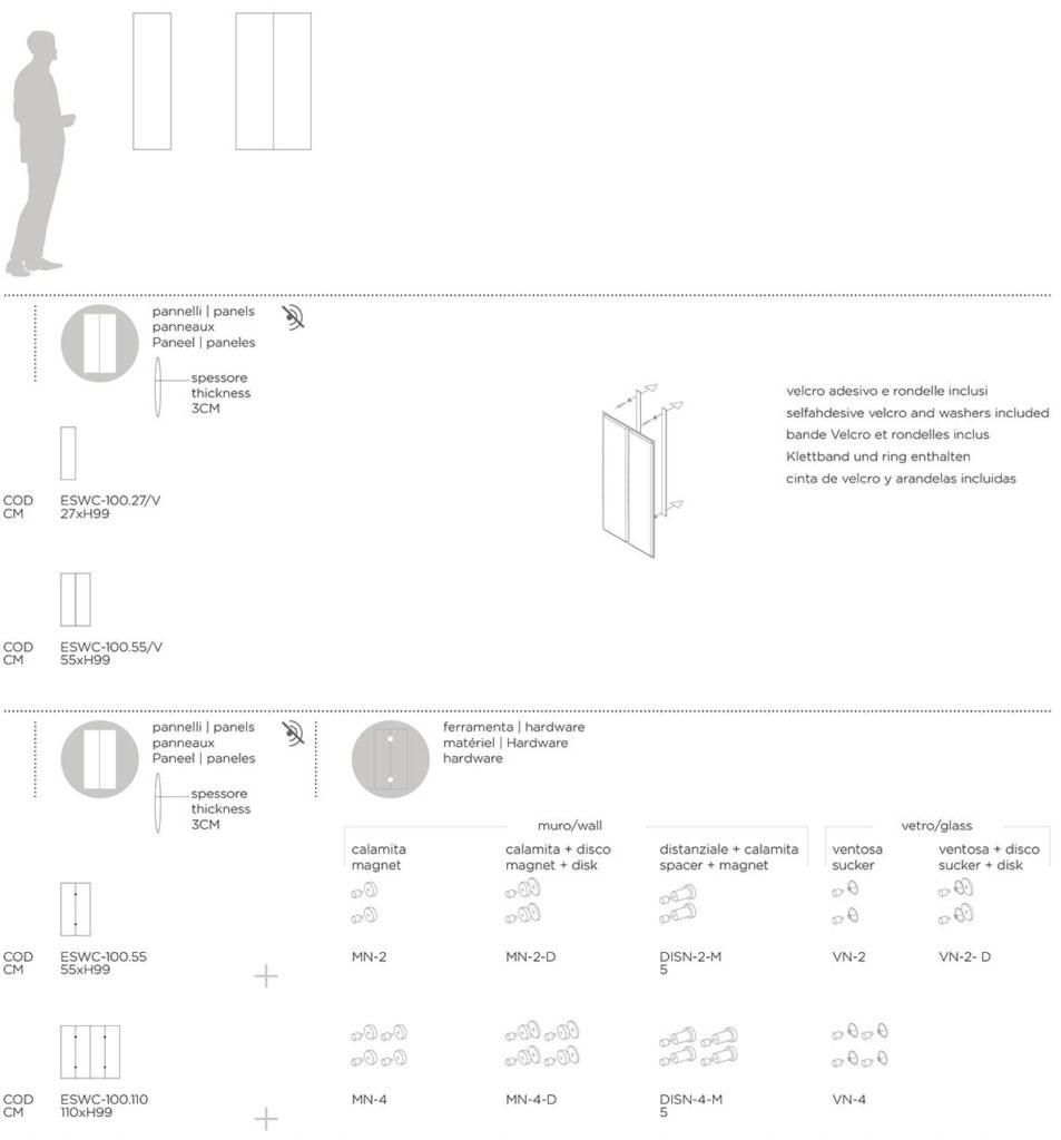 Slalom Акустическая стеновая панель из огнестойкого полиэфирного волокна Ecorange sun-id-1345068 - Вид №19