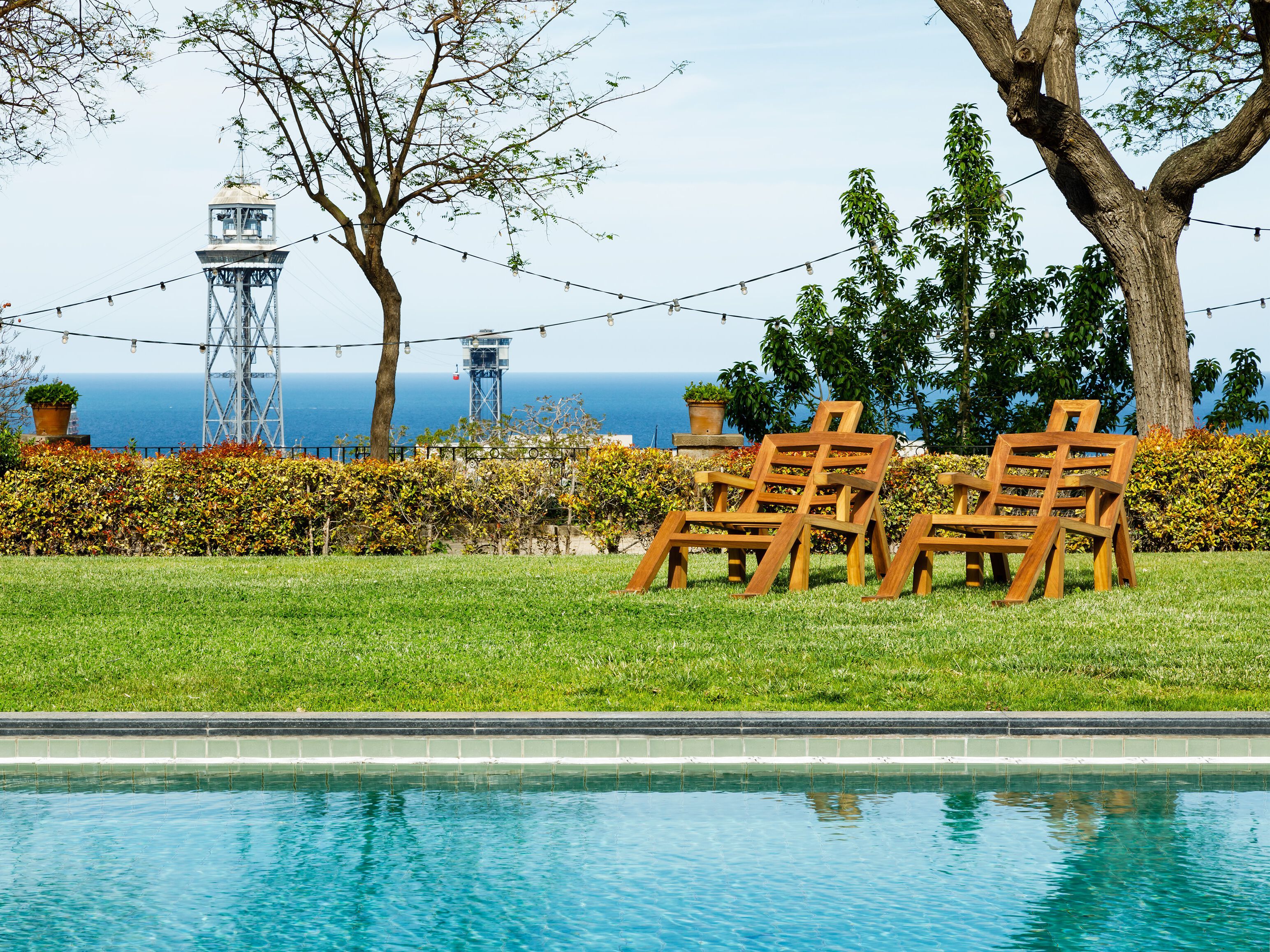 Ироко шезлонг с подлокотниками BD Barcelona дали ARCH-00103746 - Вид №5