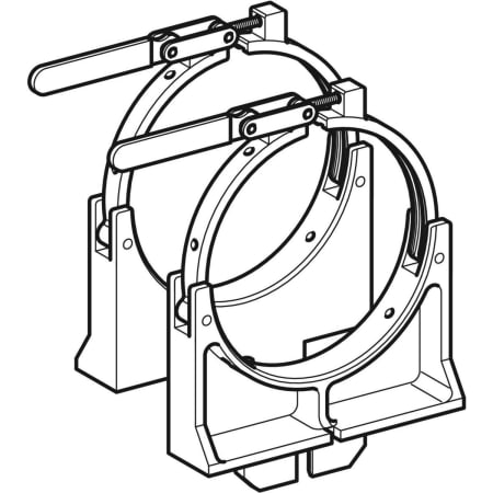 359.836.00.1 Комплект зажимных пластин Geberit Geberit  - Вид №1