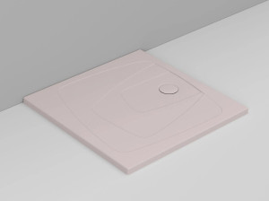 Керамический нескользящий квадратный поддон для душа