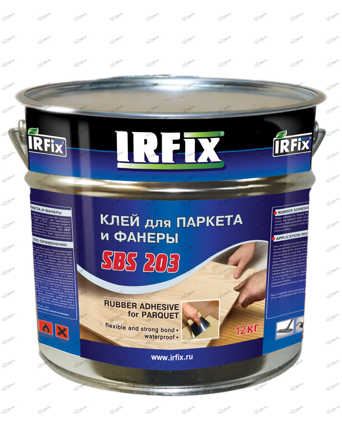 Клей для паркета и фанеры IRFix SBS-203 12кг 5435