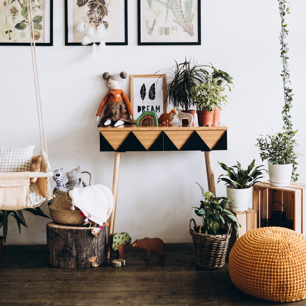 Вязаный пуф Горчичный VAMVIGVAM  281929 Оранжевый Santreyd  - Вид №2